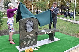Diana emlékpad Örményesen